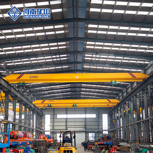 رافعة جسرية علوية أحادية العارضة للورش ذات الهيكل الفولاذي مع محرك تروس 5-20 طن، تحكم أرضي عن بعد، عالية الكفاءة للبيع - Product Image 2