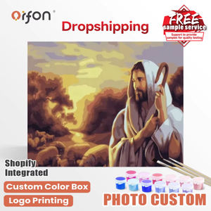 Orfon LY1283 dipingi con i numeri <span class=keywords><strong>per</strong></span> i <span class=keywords><strong>kit</strong></span> di pittura a olio a colori fai da te digitali ritratto gesù moderno <span class=keywords><strong>su</strong></span> <span class=keywords><strong>tela</strong></span> senza cornice <span class=keywords><strong>per</strong></span> adulti lino - Product Image 1