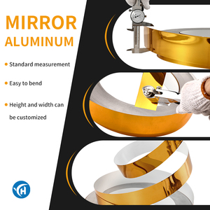 <span class=keywords><strong>Rouleau</strong></span> en aluminium revêtu de bord avec bandes latérales pour la publicité de matériaux plats en aluminium pour les lettres de canal - Product Image 3