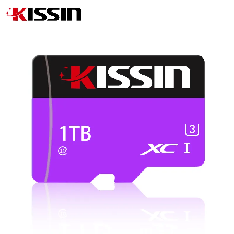 KISSIN 고속 마이크로 TF SD 카드 128 GB 64GB 256GB 미니 메모리 카드 클래스 10 U3 SD 카드 32GB 전화