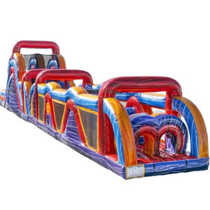<span class=keywords><strong>Inflatable</strong></span> các chướng ngại vật cho trẻ em & người lớn-khổng lồ bouncy lâu đài trượt thân thiện với môi CE chứng nhận khả năng 100 cho chơi ngoài trời - Product Image 1
