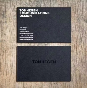 Servicio de impresión de logotipo personalizado papel de tarjeta mate - Product Image 1