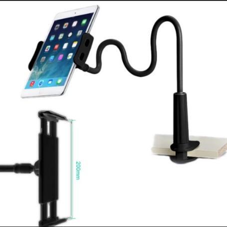 360 Universal Phone Holder for Desk Gooseneck Bed Mount Cell Phone Stand Clamp with Adjustable Arm