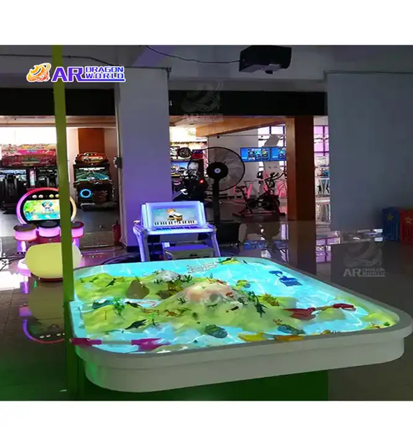 AR Interactive Magic Sand Table for Kids Projection Game Sandbox Advertising Equipment