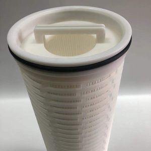 70 um PP 60 pulgadas de alto flujo cartucho de filtro plisado alta tasa de flujo para alimentos y bebidas - Product Image 1