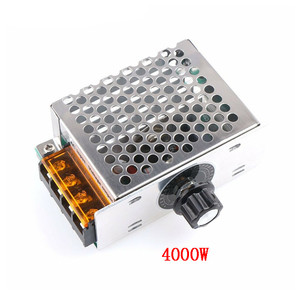 Régulateur de tension SCR, variateur LED, <span class=keywords><strong>AC</strong></span> 220 V 4000W/5000W/<span class=keywords><strong>10000W</strong></span>, variateur de vitesse, moteur, Thermostat, alimentation électrique 220 V - Product Image 2