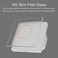 Interruptor de Calentador de Agua con Temporizador de Doble Corte WiFi LangYeao Tuya, 16A 3500W, Cristal con Sensación Táctil 2.5D, Monitoreo de Energía, Protección Contra Sobrecorriente