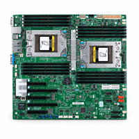 Motherboard Server H11DSi untuk Supermicro Dual Socket SP3 AMD EPYC 7001 7002 16-DIMM DDR4 ECC E-ATX IPMI Suku Cadang Pengganti Perbaikan