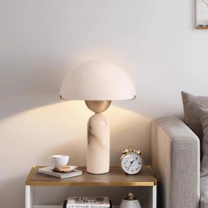 Lampe de table moderne en marbre E27 Led 220V, commande par interrupteur, pour chambre à coucher, salon, éclairage décoratif - Product Image 4