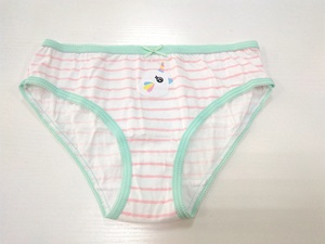 Lot de 5 culottes pour filles, culottes pour enfants, couleurs assorties, 100% coton, designs personnalisés/OEM avec audit BSCI - Product Image 2