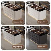 Armoire à bijoux haut de gamme pour chambre à coucher, meuble de rangement pour bijoux sur pied, îlot de rangement minimaliste pour bijoux dans dressing