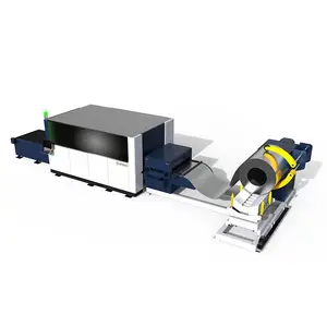 Fully Automatic Coil Laser Fiber Cutting Machine With An Additional Multi Functional Automatic Wire Feeder