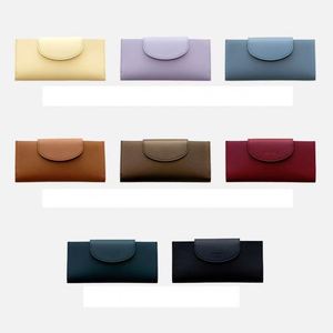 Stylish Colorful PU Leather Double-Layer Golf Cash <b>Wallet</b> Button Closure Custom Envelope Money Business Card Holder Bill Pocket - Product Image 2