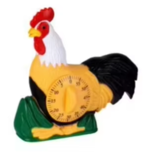 Minuteur de <span class=keywords><strong>cuisine</strong></span> mécanique en forme de poulet, en plastique ABS, compte à rebours de 0 à 1 heure, écologique, piles non rechargeables - Product Image 4