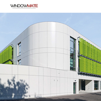 Lames de façade modernes pour architecture résidentielle, mur-rideau, ventilation, décoration extérieure, imperméable, résistant à la chaleur, pare-soleil