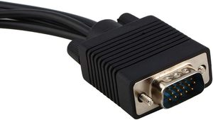 Nouvel arrivage : Câble adaptateur convertisseur <span class=keywords><strong>VGA</strong></span> vers S-Video AV RCA blindé en PVC pour ordinateur de bureau - Product Image 4
