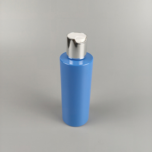 OEM OEM PET Plastic Toner <strong>Bottle</strong> <strong>200ml</strong> <strong>Bottle</strong> with Silver Disc Top Cap for Cosmetic Packaging - Product Image 1