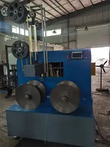 Automatic Double-Heads Horizontal Coiling Machine For Cable Manufacturing Equipment