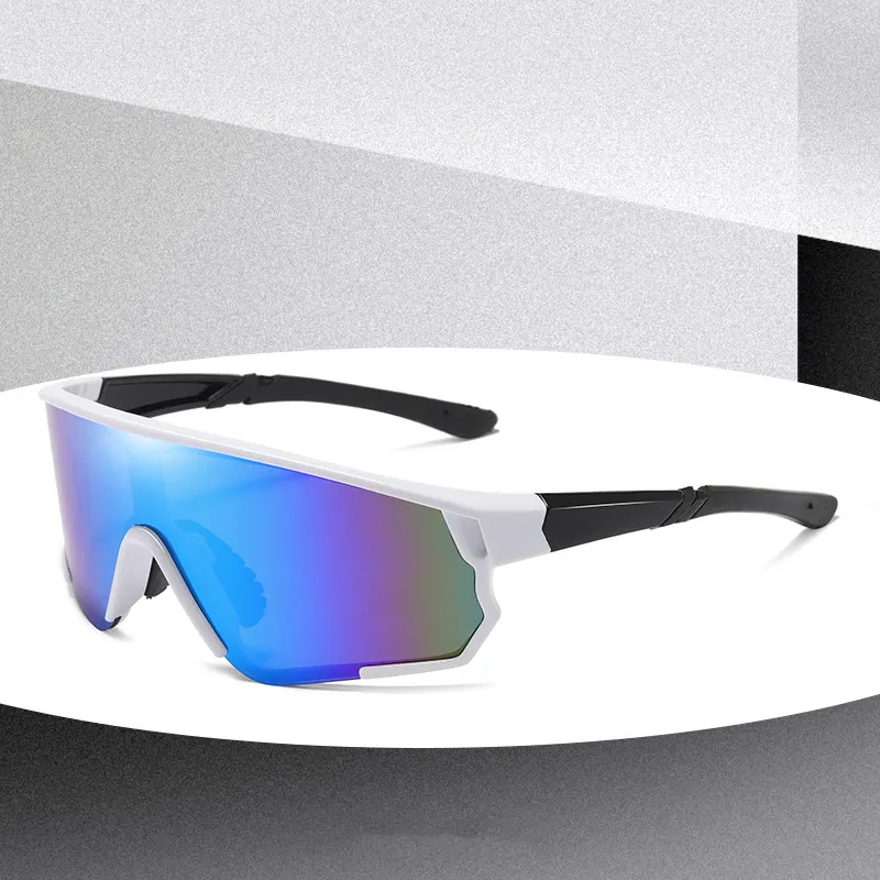 새로운 맞춤형 스포츠 승마 선글라스 트렌드 다채로운 야외 사이클링 선글라스 남성용 패션 UV400 선글라스