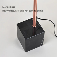 Lampe chauffante de luxe pour buffet, équipement hôtelier, base en marbre, lampes chauffantes pour la restauration, salle à manger, lampe infrarouge haute puissance commerciale