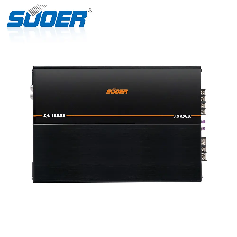 Suoer CA-1500D Korean Amplifier Car Audio Mono Channel Car Amp