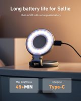 Lampe à selfie magnétique TELESIN C03, lumière pour téléphone iPhone