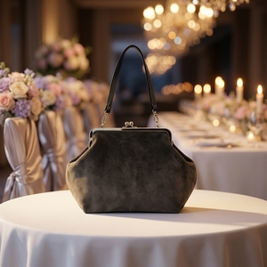 Borsa a Tracolla da Donna in Tela Grande Capacità con Chiusura a Scatto Dorata, Personalizzabile con Logo in Lamina d'<span class=keywords><strong>Oro</strong></span>, MOQ 1, Borsa a Mano per il Pendolarismo Quotidiano - Product Image 6