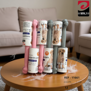 Mnj Pet Hair Removal Roll 30 Sheets Pink And Gray For Clothes And Furniture - Product Image 3