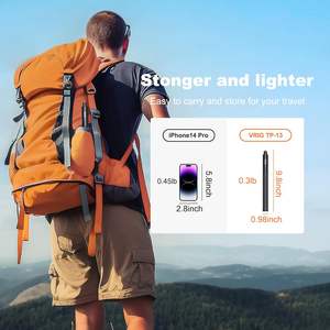 <span class=keywords><strong>Palo</strong></span> de selfie Vrig Tp-13 de 52 pulgadas compatible con <span class=keywords><strong>Insta360</strong></span> 7 One X3 X2 X, extensión de cámara deportiva de 1/4 de pulgada, monopié - Product Image 5