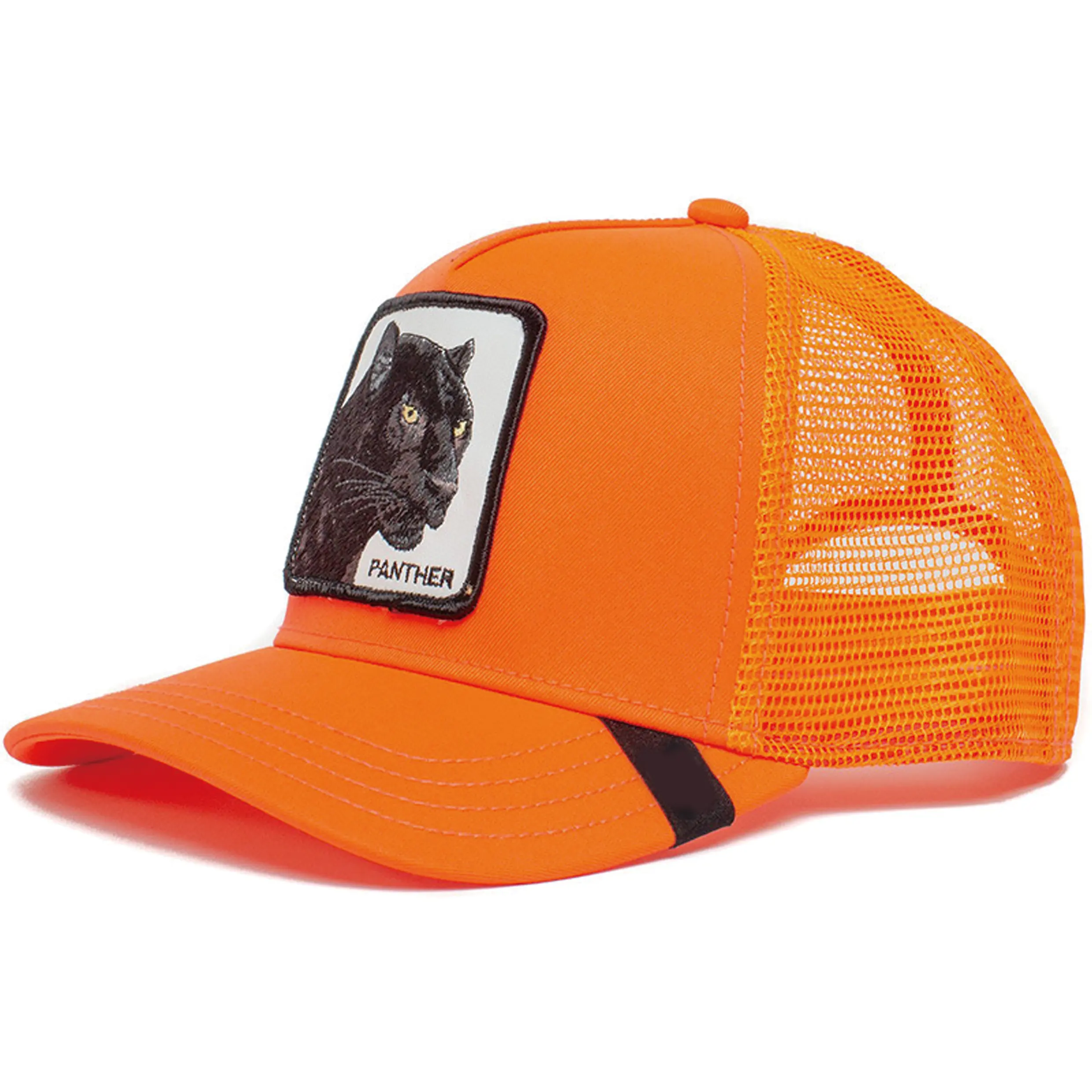 Boné de beisebol com remendo animal bordado gorras bonés de caminhoneiro com logotipo personalizado chapéu de malha