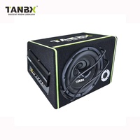 Subwoofer trapézoïdal 10 pouces actif avec amplificateur et tweeter, enceinte mono pour Toyota, prix usine abordable