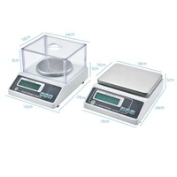 Balance de bijoux électronique 0.001g, poids numérique de laboratoire, haute précision
