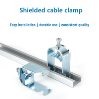 Clips et pinces de câble en acier flexibles réglables blindés (6-64MM) UB EMC onde anti-magnétique