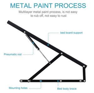 Nhà Máy Bán buôn tiết kiệm không gian gấp Sofa giường cơ chế nâng lên khí nén Rod Giường hộp nâng cơ chế - Product Image 4