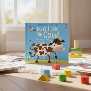 Ne pas chatouiller <span class=keywords><strong>la</strong></span> vache : <span class=keywords><strong>Livre</strong></span> sonore interactif sensoriel pour enfants sur les animaux de <span class=keywords><strong>la</strong></span> <span class=keywords><strong>ferme</strong></span> à toucher et à sentir - Product Image 1