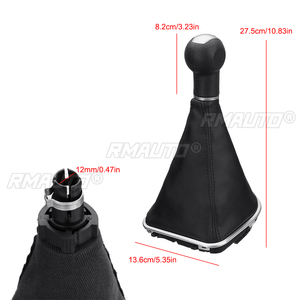 Pomo de Palanca de Cambios MT de 5/6 Velocidades con Funda de Cuero para Seat Altea Leon II/Toledo III 2004-2012 - Product Image 6