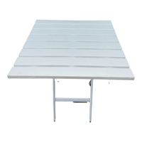 Meubles d'extérieur pas chers, table et chaises pliantes portables et légères pour les événements et les fêtes