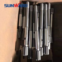 Para piezas de máquina de minería de cambio rápido Boart Longyear 1/4 adaptador de vástago sin llave hexagonal para taladro T38 liberación de acero 3 para roca