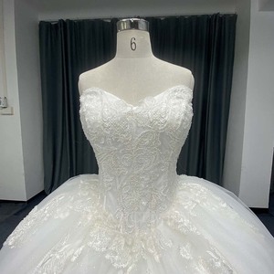 ANY266 Vestido de Novia Clásico Color Marfil, Estilo Princesa - Product Image 6
