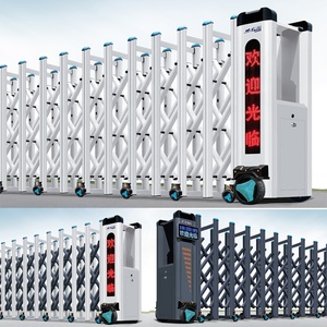 Hot bán tự động Hợp kim nhôm đường lái xe có thể thu vào cửa với an toàn điều khiển từ xa cho căn hộ sử dụng - Product Image 3