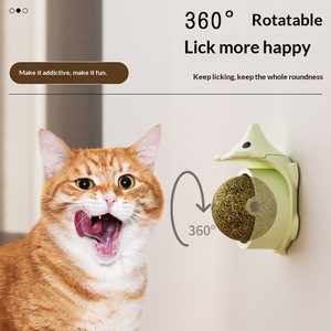 Jouet chat <span class=keywords><strong>herisson</strong></span> boule catnip balle lecher TPR interactif griffoir jeu solo soulagement stress chatons chats adultes - Product Image 2