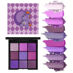 Custom Private Label 9 Color Matte and Shimmer Eyeshadow Makeup Palette Long Lasting <strong>Eye</strong> <strong>Shadow</strong> - Product Image 3