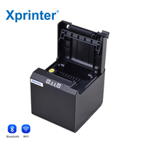 Printer Thermal Xprinter XP-58IIK Buatan China 58mm dengan USB Warna Hitam untuk Printer POS Supermarket