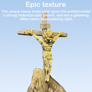 Résine photopolymère métallique Antinsky Heavy Metal, couleur métallique, pour imprimante 3D DLP LCD 405nm 1kg, livraison gratuite aux États-Unis. - Product Image 3