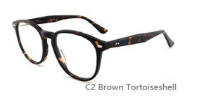 Montura de Gafas Redonda de Acetato, Montura Completa para Lentes Ópticas, Duradera y Ligera, para Hombre y Mujer - Product Image 2