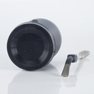 <span class=keywords><strong>Gourde</strong></span> à maté en acier inoxydable 304 à double paroi de 8 oz avec couvercle en silicone anti-fuite et paille <span class=keywords><strong>filtrante</strong></span>, écologique - Product Image 4