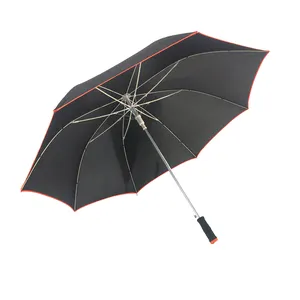 Ovida Aangepaste Paraplu Witte Glasvezel Ribben Kleur Matched Eva Handvat En Tas Aangepaste Golfparaplu