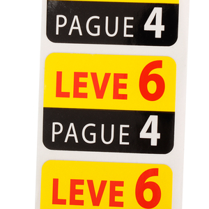 Tùy chỉnh không thấm nước thận trọng an toàn Sticker bền dầu bằng chứng chịu mài mòn nhãn cảnh báo cho sản xuất công nghiệp - Product Image 5