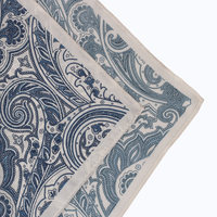 Usine de soie en gros mouchoir de haute qualité tissu imprimé italien mouchoir de poche pour la fête personnalisé Paisley Hanky