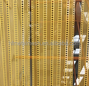 Clôture/barrière anti-poussière robuste en maille perforée, pare-vent et filet anti-poussière en aluminium pour bâtiment avec service de découpe - Product Image 5